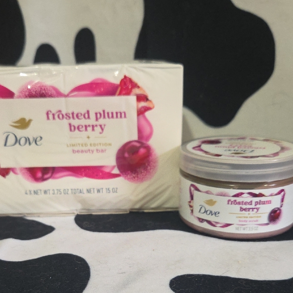 Frosted Plum Berry Body Scrub & Beauty Bar - Plum Pink